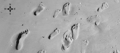 Footprints BW